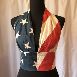 Signature Eight Flag Halter Top